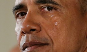 Le lacrime di Obama