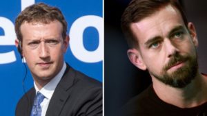 Mark Zuckerberg e Jach Dorsey