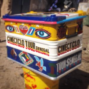 La scatola magica del cinècyclo tour Senegal