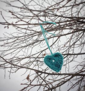 23 gennaio 17 i cuori fatti all'uncinetto