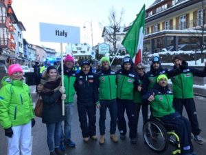 Squadra italiana Giochi paralimpici invernali Tarvisio 2017