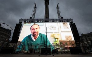 Trafalgar Square serata dedicata al Cliente