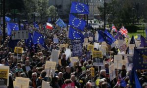 Londra 25 marzo 2017 manfiestanti