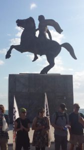 Salonicco 6 maggio Statua