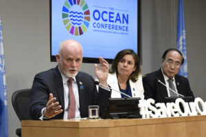 Ocean Conference Daily Press Briefing by Damian Cardona Onses, Chief, Communications Campaigns Service, Department of Public Information Guests: President of the General Assembly, Peter Thomson Under-Secretary-General for Economic and Social Affairs, Wu Hongbo Prime Minister of the Republic of Fiji, Josaia Voreqe Bainimarama Deputy Prime Minister of Sweden, Isabella Lšvin