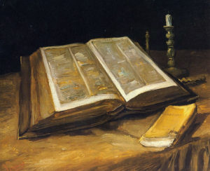 Van Gogh natura morta con Bibbia
