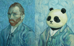 Panda van Gogh - Autoritratto di Vincent van Gogh
