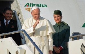 Partenza Papa Francesco