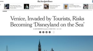 Testata NYT Venezia