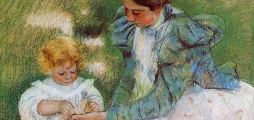 gravidanza epilessia Mary Cassatt Madre che gioca con figlio 1897 ca Metropolitan Museum